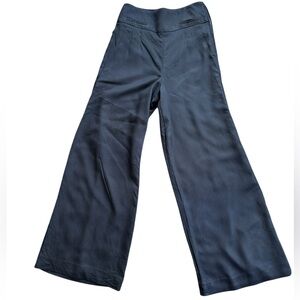 J Crew 365 High-Rise Tall Pleated Black Pant in Lyocell women’s 10T